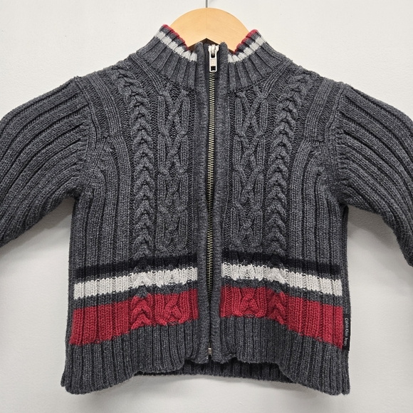 Calvin Klein Toddler Boys Sweater Cardigan - Picture 2 of 8